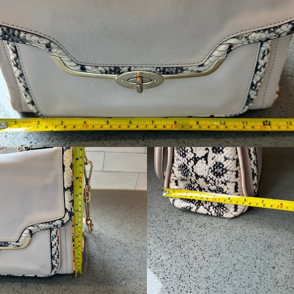 Coach Madison w/Python Light Pearl Pink - Picture 9 of 12